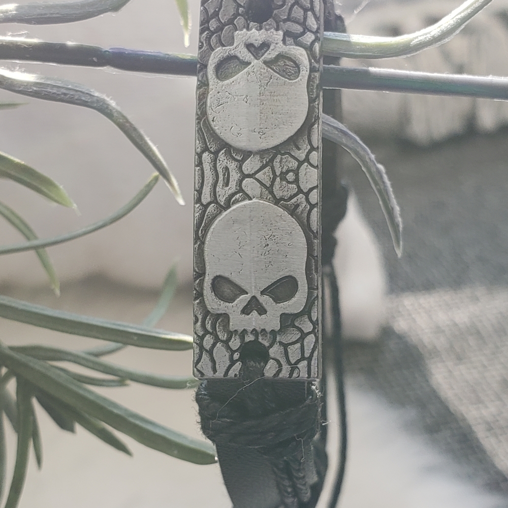Silver Skull Bracelet